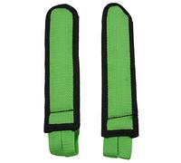 1 paio di pedali, fascia per pedali con cinghie, per bambini, pedali per bicicletta, colore verde