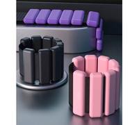 1 Paio di Pesi per Polsi e Caviglie, 0,5 Libbre (227g) ciascuno, Pesi da Fitness Regolabili, Fasce di Resistenza, Materiale in Silicone Rosa Delicato sulla Pelle, Attrezzatura per Esercizi Aerobici In