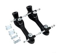 1 paio di piastre in plastica per pattinaggio a rotelle con camion in metallo, incluso perno in alluminio e acciaio, per personalizzazione dei pattini (misura 41-42)