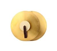 1 Paio di Piatti, 10 Piatti in Lega, a Mano per Bambini Gong Band Strumenti Musicali a Percussione Ritmica per Performance Party Principianti Giocatori di Batteria Professionali