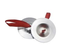 1 paio di piccoli piatti da dito per danza del ventre piatti da dito in metallo piatti a percussione puntelli per danza strumenti a percussione