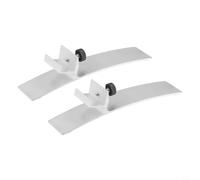 1 paio di piedini in lega di alluminio per pannelli di riscaldamento a infrarossi, staffe di montaggio a pavimento compatibili con telaio da 16-22 mm, max 1300 mm di lunghezza x 610 mm di larghezza