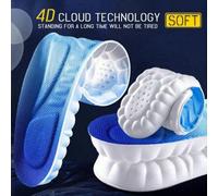 1 Paio di Plantari con Supporto Arcuato 4D Realizzati in Schiuma Memory Ultra-Ammortizzante e Gel Assorbente degli Urti, Questi Plantari Offrono Sollievo dalla Pressione e Tecnologia Anti-Odore. Adatt