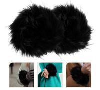 1 paio di polsini invernali sfocati, morbidi polsini scaldapolsi per donne e