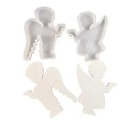 1 paio di portacandele alla moda portacandele in silicone a rilascio facile per la decorazione della casa cemento intonaco