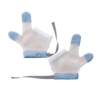 1 paio di protezione per l'aspirazione del pollice, protezione anti-morso, protezione per le dita dei bambini, tettarella mordente, tappo per tazza, arresto regolabile per bambini e