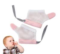 1 paio di protezione per l'aspirazione del pollice, protezione anti-morso, protezione per le dita dei bambini, tettarella mordente, tappo per tazza, arresto regolabile per bambini e