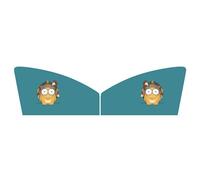 1 paio di protezione solare con isolamento termico per tende da sole magnetiche