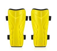 1 paio di protezioni for le gambe da calcio, un dispositivo progettato for ridurre l'impatto sia for uomini che for donne, for professionali Per Calcio(Yellow,M)
