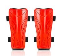 1 paio di protezioni for le gambe da calcio, un dispositivo progettato for ridurre l'impatto sia for uomini che for donne, for professionali per Uomo, Donna(Red,S)