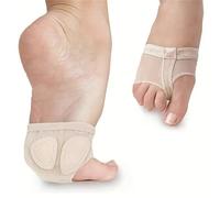 1 paio di protezioni per le punte e i talloni professionali per la danza, calzini protettivi per scarpe da ballo, accessori per la cura dei piedi da donna Nero M,Nero L,Nero S,NeroXL,Colore della pell