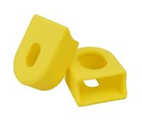 1 paio di protezioni per manovella per bicicletta da strada in silicone per manovella a pignone fisso in fibra di carbonio accessori per bicicletta strumento di fissaggio