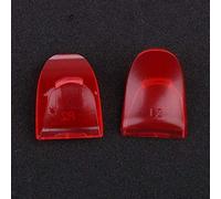 1 paio di pulsanti L2 R2 Trigger Extender per PlayStation 4 PS4 PS4 Slim Pro Controller Trasparente Rosso