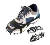 1 paio di ramponi antiscivolo da 18 denti for ghiaccio e neve, for scarpe, scarponi, tacchetti, scarpe, scarponi, pendolarismo, escursionismo con antiscivolo(M size EU 36-40)
