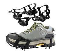 1 paio di ramponi, copriscarpe, 24 denti, antiscivolo, ramponi for ghiaccio, ramponi for scarpe, scarponi da trekking, arrampicata su ghiaccio, catena da arrampicata(M (35 to 40))