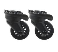 1 paio di ruote di ricambio for valigie girevoli universali nere for accessori for valigie da viaggio Ruote per Valigia Rigida