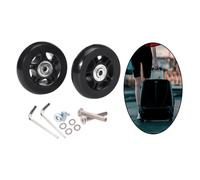 1 paio di ruote di ricambio per valigie per bagagli Ruota universale