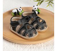1 Paio di sandali/ciabatte alla moda e versatili con suola morbida e design antiscivolo a strappo, adatti per bambini maschi di 0-1 anno, ideali per primavera, autunno e estate CN11,CN12,CN13Colore un