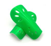 1 paio di scaldamuscoli da calcio in materiale EVA, protezioni sportive for allenamento, parastinchi con inserti for polpacci Per Calcio(Green,S)