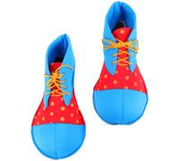 1 paio di scarpe da clown Halloween scarpe da clown per esibizioni oggetti di