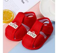 1 Paio di Scarpe per Neonati, Adatte per Uso Interno/Esterno e Feste, Suola Antiscivolo, Perfette per Imparare a Camminare, Scarpe Piatte Morbide per Neonati CN10,CN11,CN12Lettere