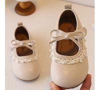 1 Paio di scarpe piatte retrò in colore unito per bambini, morbide, leggere e antiscivolo, adatte come scarpe alla moda e confortevoli per l'uso quotidiano durante vacanze. Adatte per attività all'ape