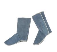 1 paio di scarpe protettive per saldatura, resistenti al fuoco, blu