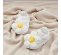 1 Paio di Scarpine/Calzini con fiore all'uncinetto per neonati prima del deambulatore CN9,CN10,CN11Piante