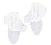 1 paio di separatori per dita dei piedi con 2 anelli per alluce valgo, correttori per dita a martello, comodi distanziatori per dita dei piedi, per donne e uomini