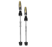 1 paio di sganci rapidi per di mountain bike, componenti di sicurezza per il bloccaggio della ruota. (Specifiche 100+135)