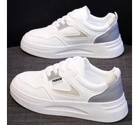 1 Paio di Sneaker Bianche Casual e Leggere da Donna, Scarpe da Studente alla Moda Adatte per Donne Minute, Nuove Scarpe Sportive Casual con Suola Spessa Traspiranti per Primavera/Autunno 2025 CN35,CN3