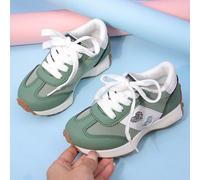 1 Paio di Sneaker Casual Spesse e Chunky da Ragazza, Piatte e Confortevoli, Adatte per Jogging e Attività Casual, Vestibilità Aderente EUR34,EUR21,EUR22,EUR23,EUR24,EUR25,EUR26,EUR27,EUR28,EUR29,EUR30