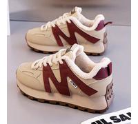 1 Paio di Sneaker Chunky con Suola Spessa da Donna, Nuovi per l'Inverno 2025, Foderati Termicamente, Allungano la Gamba, Leggeri, Completamente Coperti, Adatti per Casa, Sport, Casual, Moda CN35,CN36,