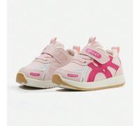 1 Paio di Sneaker da Passeggio per Bambine Piccole con Stampa di Lettere e Blocchi di Colore, Punta Rotonda, Suola Bassa Piatta, Stile Sportivo Retrò, Adatte per Tutte le Stagioni, Scuola, Attività al