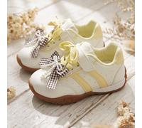 1 Paio di Sneaker da Ragazza 2026 Nuove con Fiocco di Perle, Design Patchwork a Pois, Stile Dolce e Delicato, Adatte per la Scuola e le Uscite CN34,CN35,CN36,CN37,CN22,CN23,CN24,CN25,CN26,CN27,CN28,CN