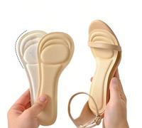 1 Paio di Solette Ammortizzate per Sandali, Antiscivolo, Traspiranti e Assorbenti l'Umidità, Rifilabili per Donne, Forniture per il Ritorno a Scuola, Accessori per Stivali per Scarpe da Donna, per Uso