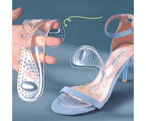 1 Paio di Sottopiedi in Silicone Morbidi e Confortevoli per Donne, Adatti per Sandali, Tacchi Alti e Altre Calzature Generali Trasparente, taglia unica,Trasparente 2 paia,Trasparente 3 paiaGeometricoS