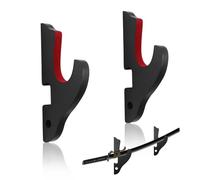 1 paio di spade Katana da parete, supporto per spada in legno imbottito, gancio regolabile, supporto per tutte le spade samurai, sciabola leggera, cosplay, lama Tanjirou, Demon Slayer, supporto per