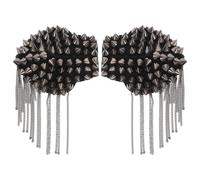 1 paio di spalline con nappe e rivetti per uomini e donne Spalline in stile