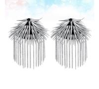 1 paio di spalline con rivetti, nappe, spalline, costume da principe vintage,