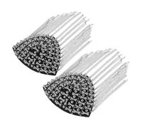 1 paio di spalline per abiti punk: spilla con frange in metallo con catena a