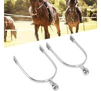 1 Paio di Speroni Per Cavallo in Acciaio Inossidabile, Resistenti alla Ruggine E di Lunga Durata, Migliorano Il Controllo Dell'equitazione, Stile Speroni da Cowboy, Cinture Per Speroni Per La Decorazi