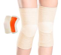 1 paio di spessi scaldamuscoli con fodera calda Ginocchiera elastica Ginocchiere termiche Ginocchiera con manopola per artrite Sollievevo dolore alle articolazioni Protezione per il ginocchio per