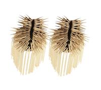 1 paio di spille con rivetti punk, spille, nappe, spalline, segni distintivi