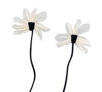 1 paio di spille floreali per feste e matrimoni, accessori unici fatti a mano, eleganti spille da bavero, Misura unica, come descritto