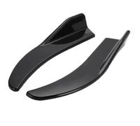 1 paio di spoiler for paraurti anteriore e posteriore for auto, minigonne laterali universali for auto, accessori for angoli posteriori anticollisione.(1 Pair Black)
