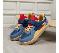 1 Paio Di Sport Per Bambini A Mezza Lunghezza, in Pu Casual R Sh, E senza lacci, Leggero Antiscivolo Traspirante E Comodo, Morbido Pittura A Patchwork, Adatto Per Ragazzi E Girls EUR34,EUR35,EUR36,EUR