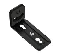 1 paio di staffe for altoparlanti della soundbar posizionate sotto il TV Staffa della soundbar Rack di stoccaggio nero for l'installazione salvaspazio della soundbar da 33 libbre