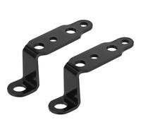 1 paio di staffe per fari per moto, specchietto retrovisore, faretti, supporto di estensione, morsetto, accessori per moto e scooter faro per lampadina Staffe Supporto Faretti(Black)