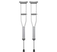 1 paio di stampelle ascellari per adulti stampelle ascellari mediche ad altezza regolabile stampelle per deambulazione assistita in alluminio per uomini donne giovani